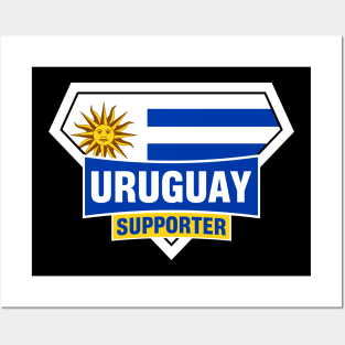 Uruguay Super Flag Supporter Posters and Art